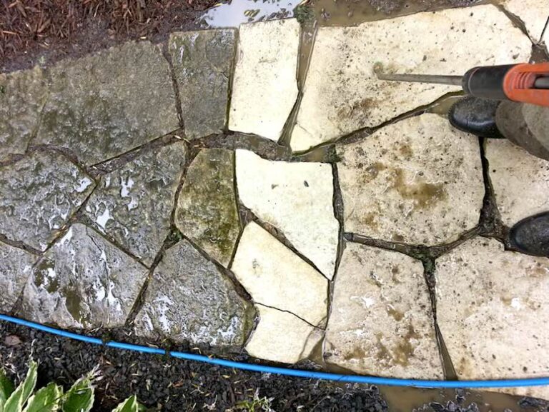 Pressure-wash-rocks