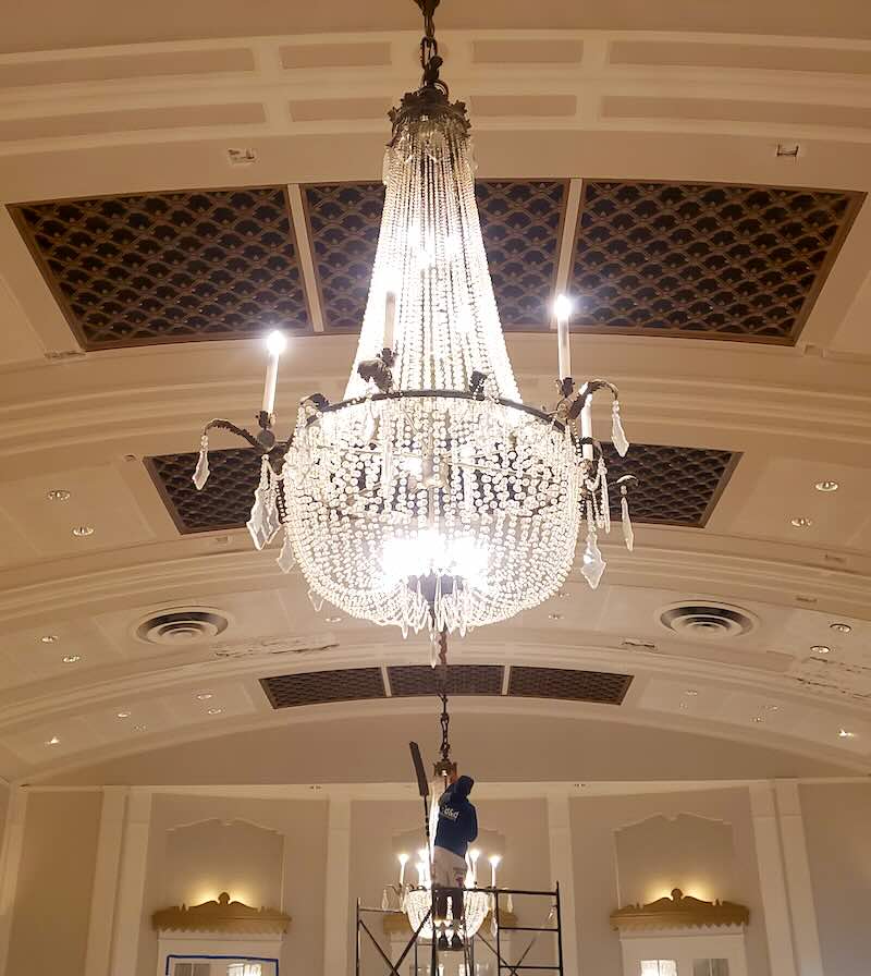 Chandelier Cleaning