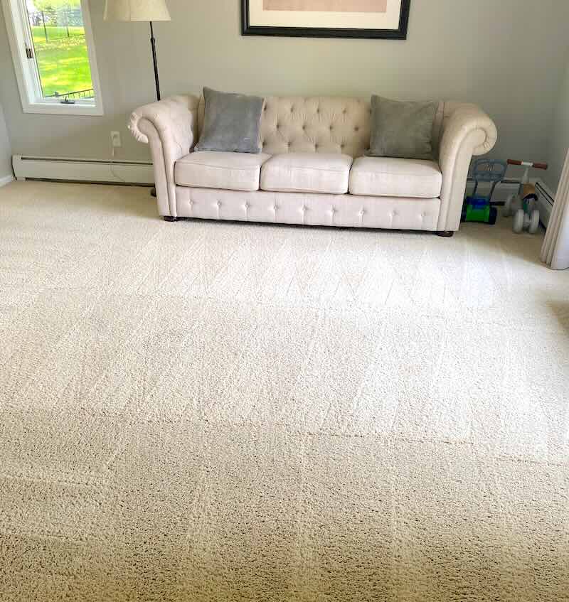 Clean living room